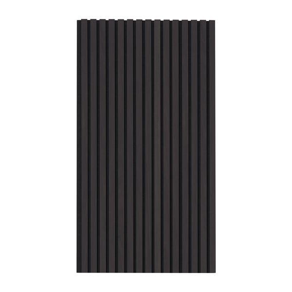 Akustiikkapaneelit, 120x60x2,1 cm, musta, MDF