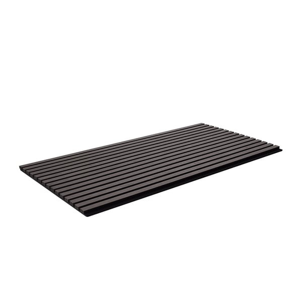 Akustiikkapaneelit, 120x60x2,1 cm, musta, MDF