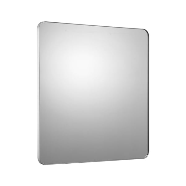 Väggmonterad sminkspegel, 91,5x91,5x2,5 cm, aluminium, reptålig Väggmonterad sminkspegel, 91,5x91,5x2,5 cm, aluminium, reptålig