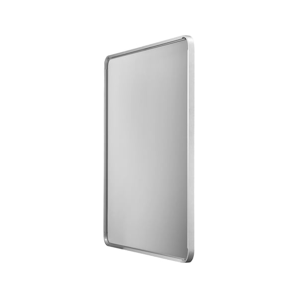 Väggmonterad sminkspegel, 91,5x91,5x2,5 cm, aluminium, reptålig