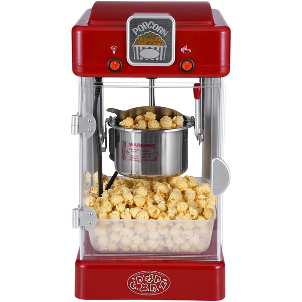 Popcornmaskine 24x27,5x47,5 cm Rød