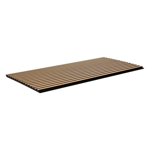 Akustiset seinäpaneelit, 60x120x2,1 cm, vaalea tammi, MDF