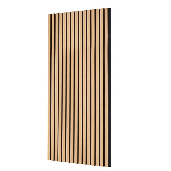Akustiset seinäpaneelit, 60x120x2,1 cm, vaalea tammi, MDF