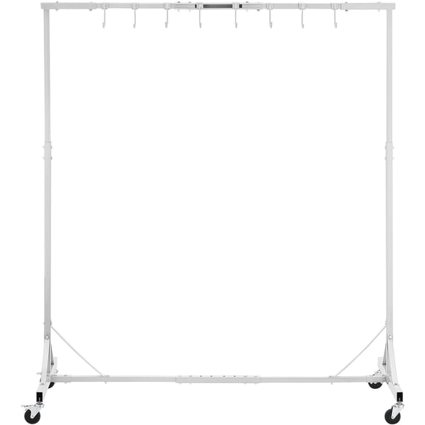 Maleri tørrestativ, 148x70x153,5 cm, Hvid, Stål