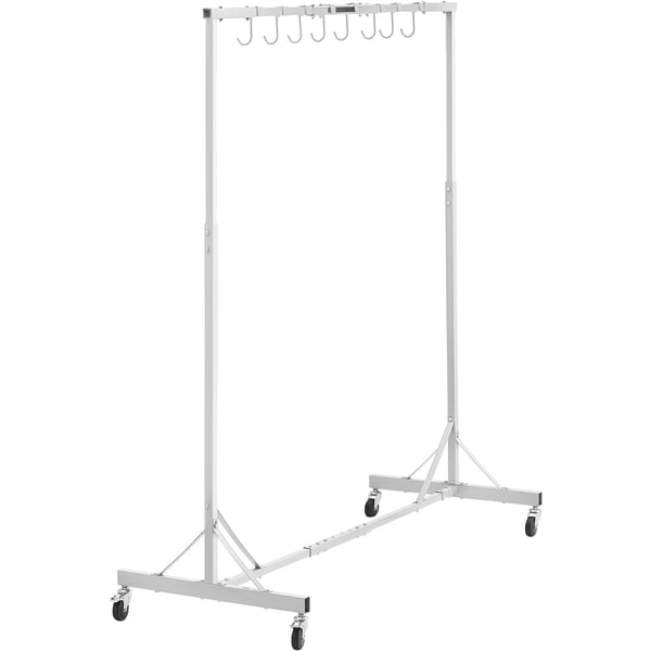 Maleri tørrestativ, 148x70x153,5 cm, Hvid, Stål