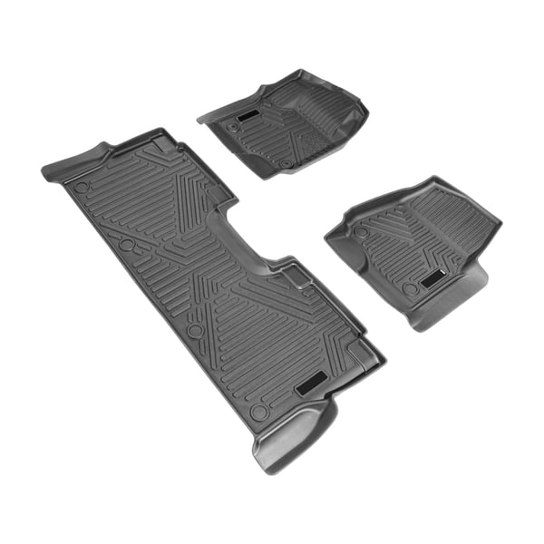 Auton lattiamatot, sopii Ford F250 F350 F450 F550 2017-2025, musta, TPE
