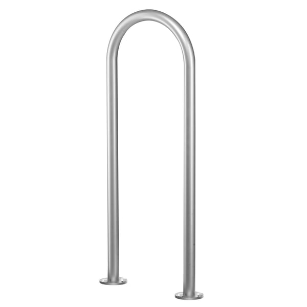 Poolgelænder 40x9x91,5 cm sølv aluminium