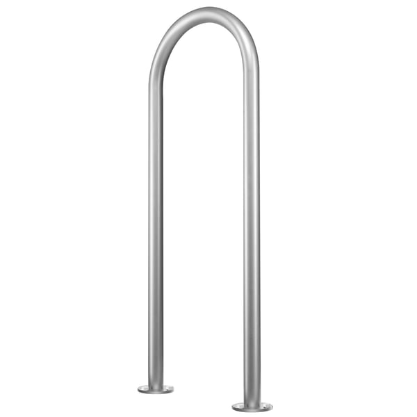 Poolgelænder 40x9x91,5 cm sølv aluminium
