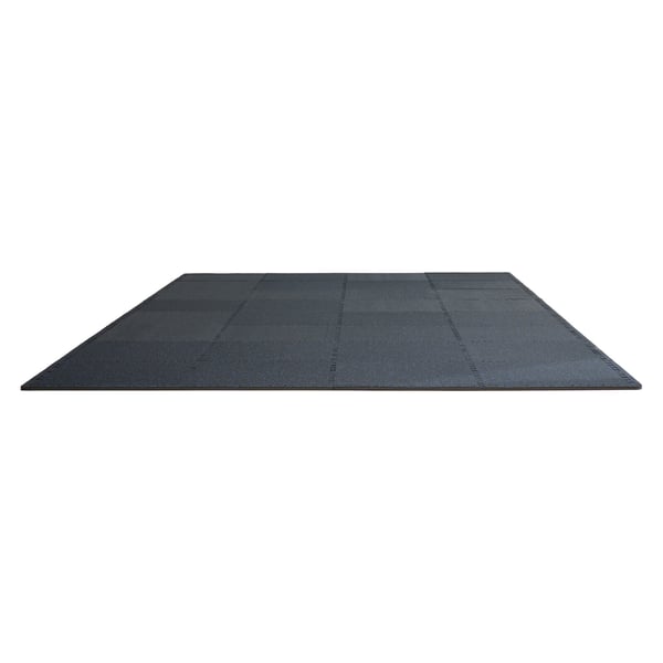 Kuntosalin lattiamatot, 61x61x1.4 cm, musta, kumi ja EVA-vaahto Kuntosalin lattiamatot, 61x61x1.4 cm, musta, kumi ja EVA-vaahto
