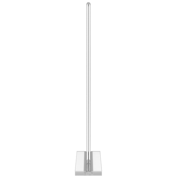 Skilteholder, Akryl Dobbeltsidet T-form, 21.6x27.9x4.5 cm, Klar