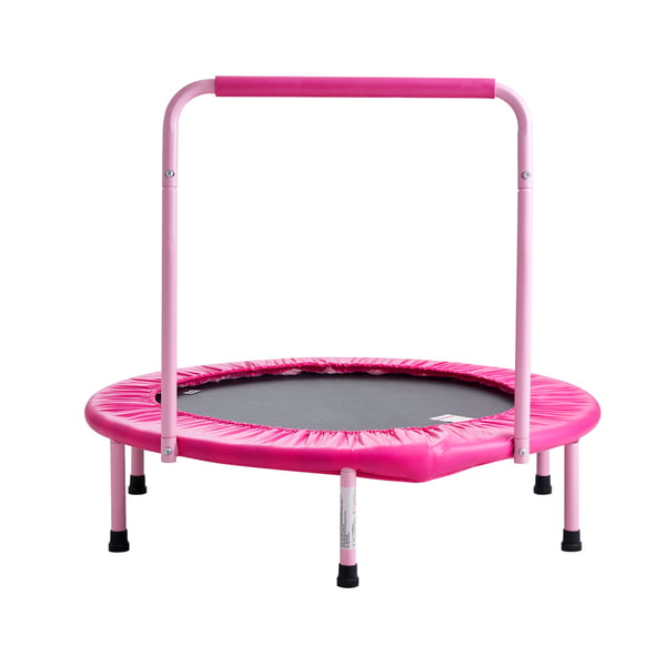 Børnetrampolin, 92x80,5 cm, Pink, Sammenklappelig