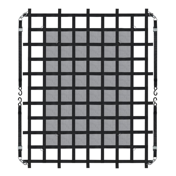 Lastnet, 183x145 cm, Sort, Kraftig lastnet til lastbil