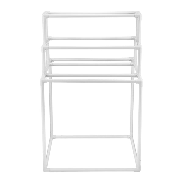 Pyyheteline, 90x90x139 cm, Valkoinen, PVC