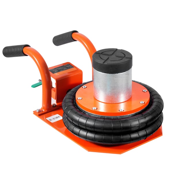 Luftdonkraft, 3 ton pneumatisk donkraft med forhøjet søjle, 51x25,5x11,5-27,4 cm