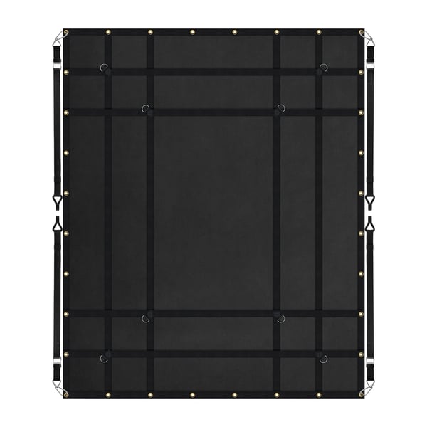 Lastnet, 183 x 145 cm, Sort, Kraftig opbevaring til lastbil