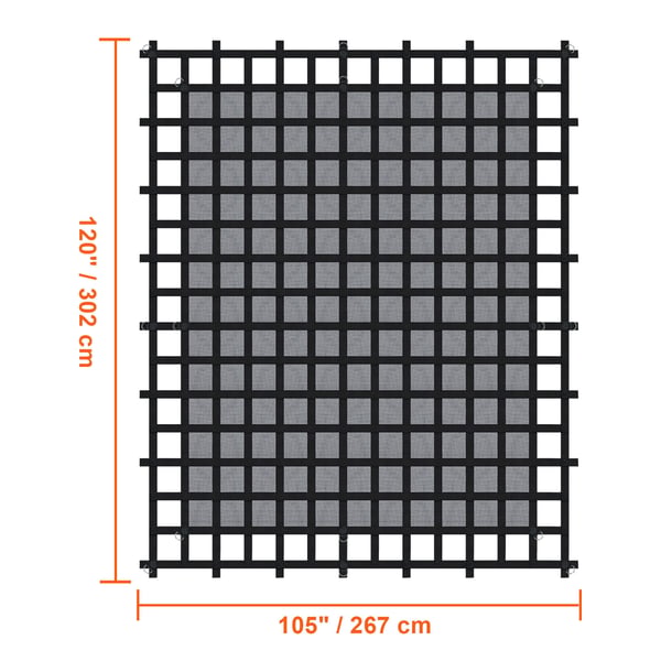 Lastnet, 305x270 cm, Ekstra stærk, Vejrbestandig, Polyester