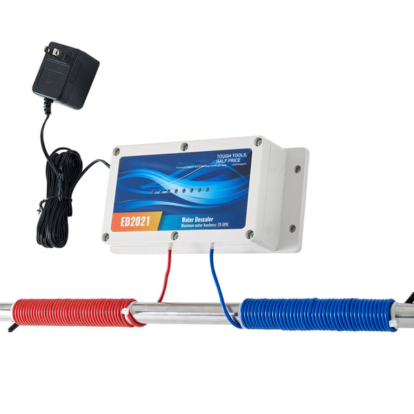 Elektronisk vandafkalker, 20x9,5x5 cm, saltfri, hårdtvandsbehandler