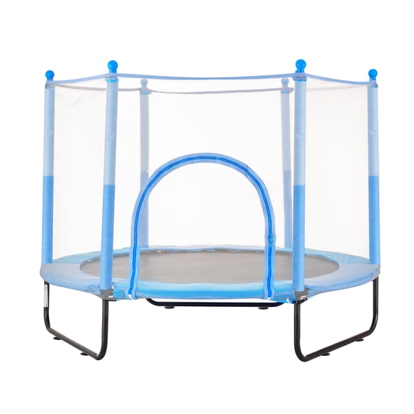 Barntrampolin, 154,5x121 cm, Blå, Stål