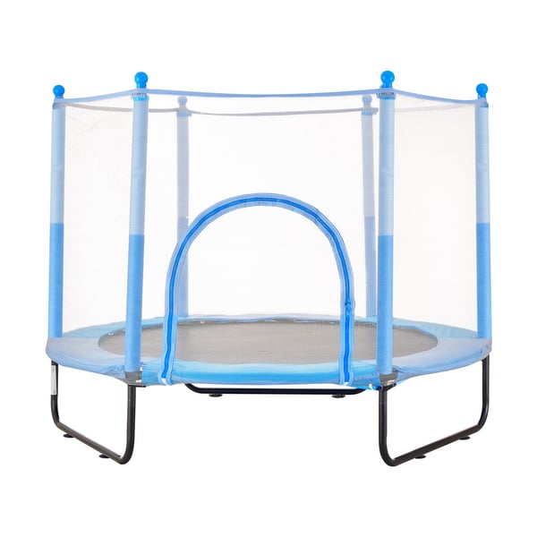 Barntrampolin, 154,5x121 cm, Blå, Stål