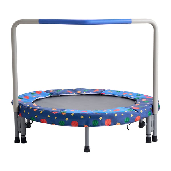Trampolin, 95,5x75 cm, Blå, Sammenklappelig