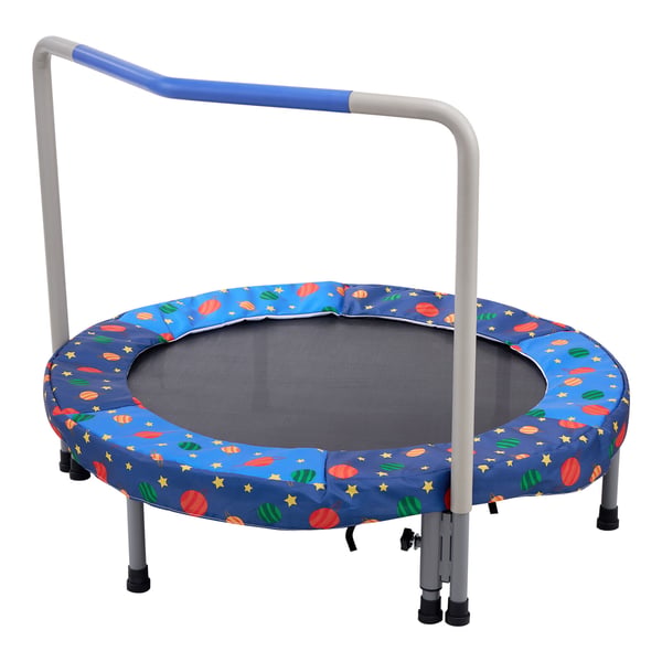 Trampolin, 95,5x75 cm, Blå, Sammenklappelig