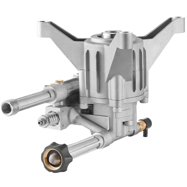 Højtryksrenserpumpe, 22mm aksel vertikal, 214 bar, 9,5 L/min, aluminium
