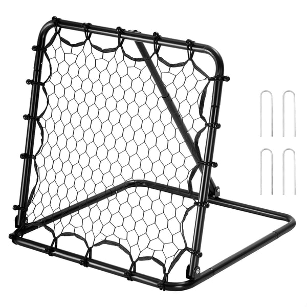 Jalkapallon paluuseinäverkko, 86,4x86,4 cm, säädettävä, kannettava harjoitusväline Jalkapallon paluuseinäverkko, 86,4x86,4 cm, säädettävä, kannettava harjoitusväline