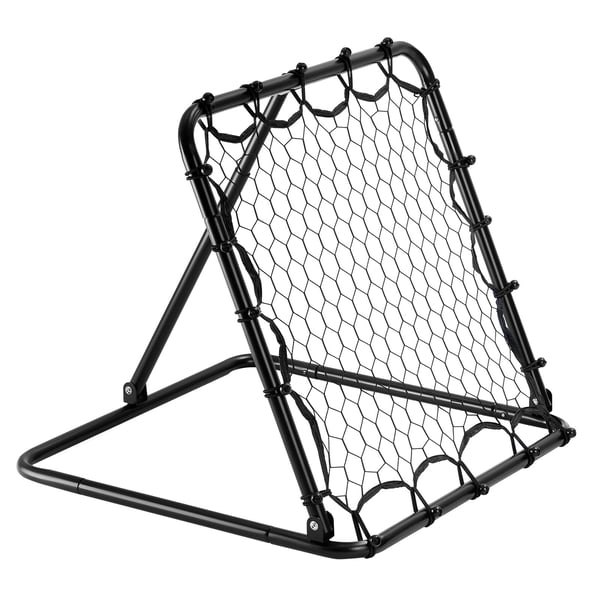 Jalkapallon paluuseinäverkko, 86,4x86,4 cm, säädettävä, kannettava harjoitusväline