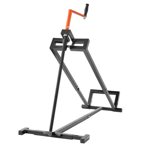 Ruohonleikkurin nostotunkki, 120x50x100 cm, musta, taitettava teräs