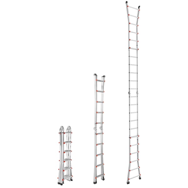Teleskooppitikkaat, 565x200x1765 mm, alumiini, monitoiminen