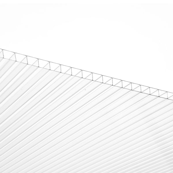 Drivhuspaneler, 121x60,5x0,6 cm, Klar, Polycarbonat tagplader