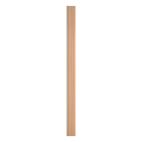 Akustiikkaseinäpaneeli, 8 kappaletta, 245x16.6x0.9 cm, saarni, puu, melunvaimennus