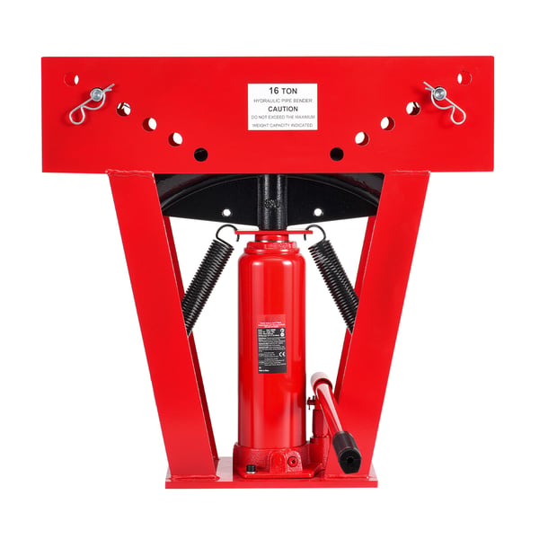 Hydraulisk rørbukker, 600x180x575 mm, kraftig stål