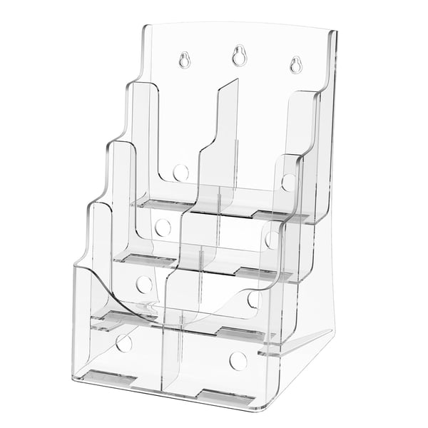 Brochureholder, 23,5x20x34 cm, Klar, Akryl