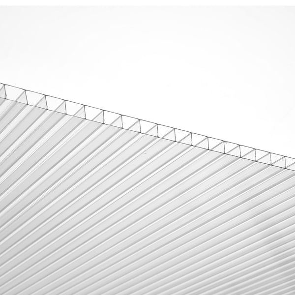 Drivhuspaneler, Polycarbonat, 121x60,5x0,6 cm, Klar, Tagdækning