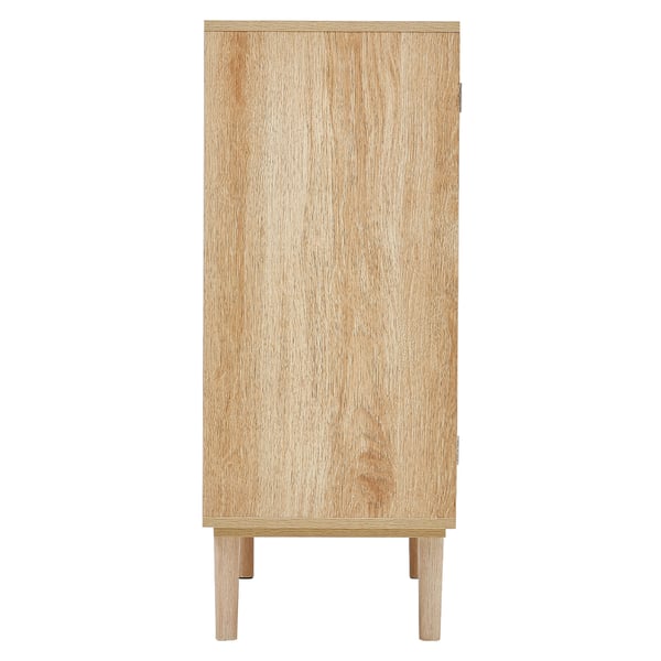 Skab, Rattan Opbevaringsskab Sæt af 2, 80x37,5x88 cm, Natur, Opbevaring