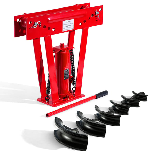 Hydraulinen putkentaivutin, 610x160x550 mm, säädettävä, teräs