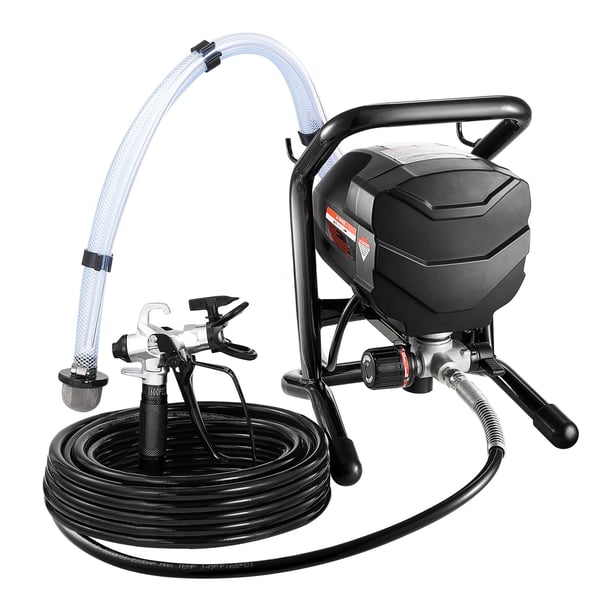 Airless färgspruta 650W hög effektivitet elektrisk, justerbar, rengöringskit