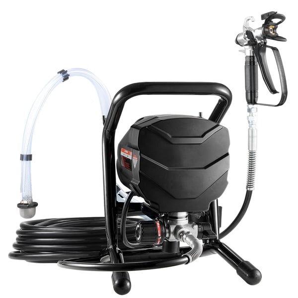 Airless färgspruta 650W hög effektivitet elektrisk, justerbar, rengöringskit