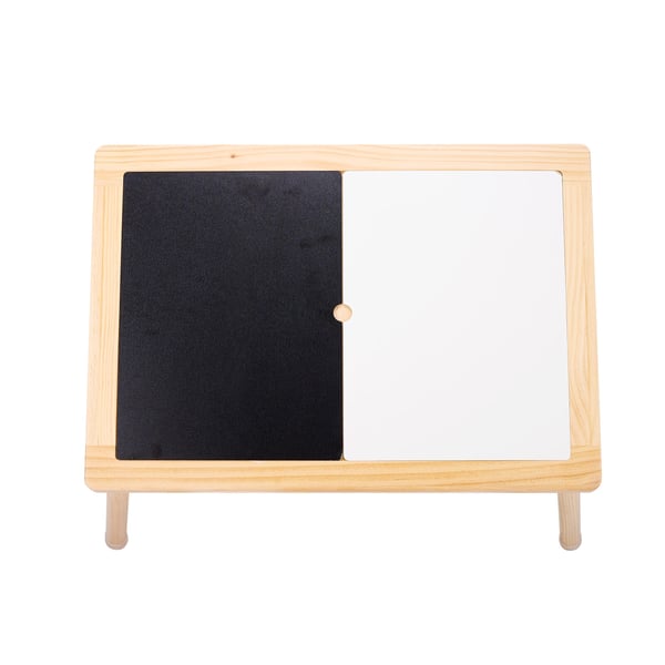 Sensoriskt bord och stolsset, 81,5x60x50,5 cm, naturträ, trä