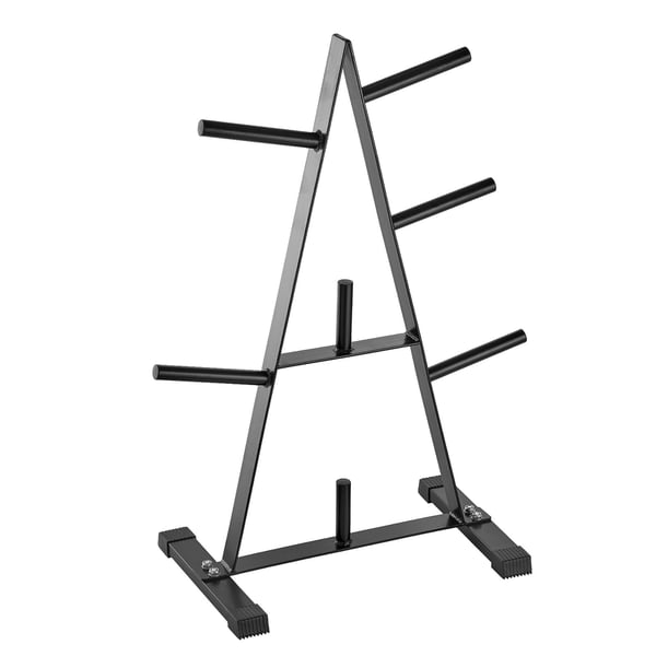 Vægtskiveholder, 69x37.5x93 cm, Sort, Metalopbevaring