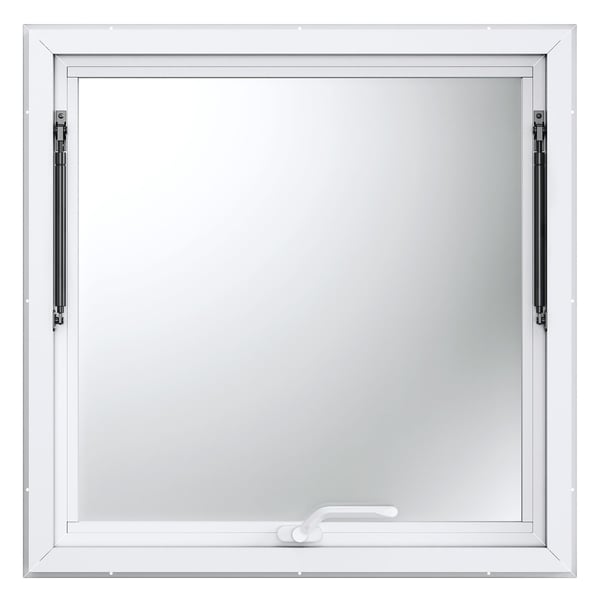 Serveringsvindue, 91,5x91,5 cm, aluminiumlegering, serveringsvindue