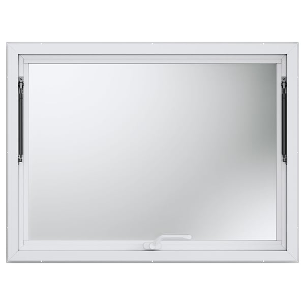 Serveringsfönster, 122x91,5 cm, aluminiumlegering, matvagn servicefönster