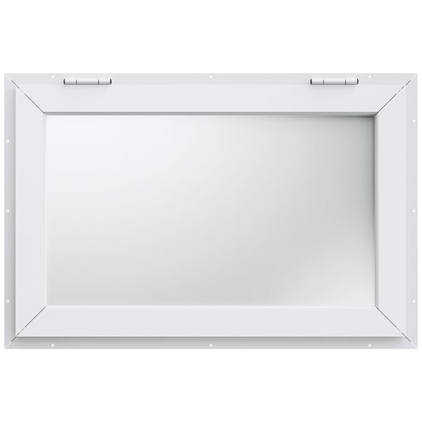 Concession vindue, 91.5x61 cm, aluminiumlegering, serveringsvindue