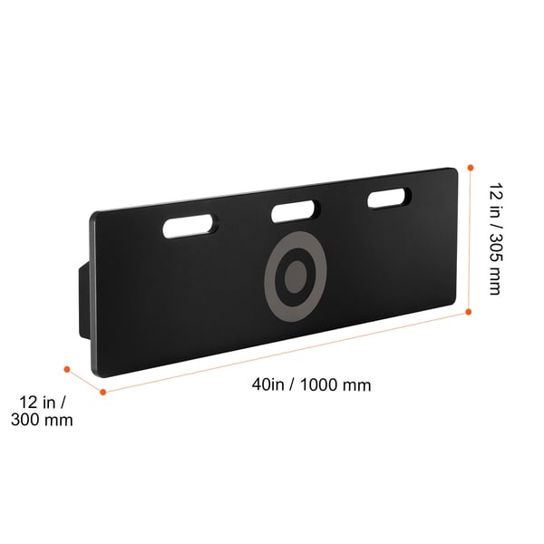 Fodbold Rebounder Board, 101.6x30.5 cm, HDPE, Justerbar, Træningsudstyr