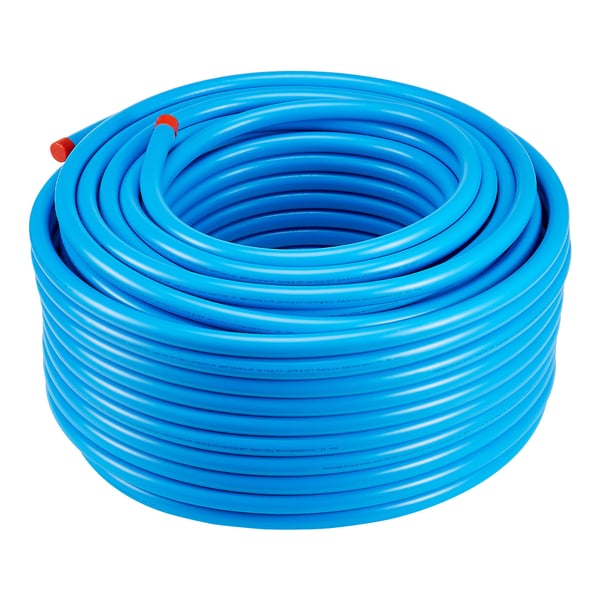 Luftkompressor slangesæt, 91.4 m x 1.9 cm, blå, HDPE-aluminium