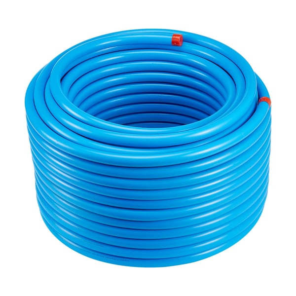 Luftkompressor Slangesæt 60,96x2,54 cm Blå, HDPE-Aluminium