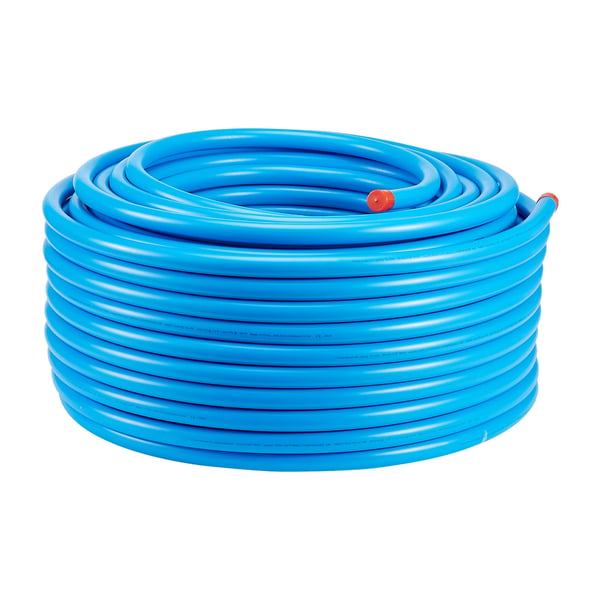 Luftkompressor Slangesæt 60,96x2,54 cm Blå, HDPE-Aluminium