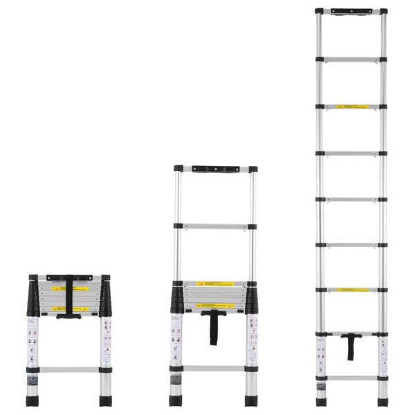 Teleskooppitikkaat, 260x45.7x8.3 cm, alumiini Teleskooppitikkaat, 260x45.7x8.3 cm, alumiini