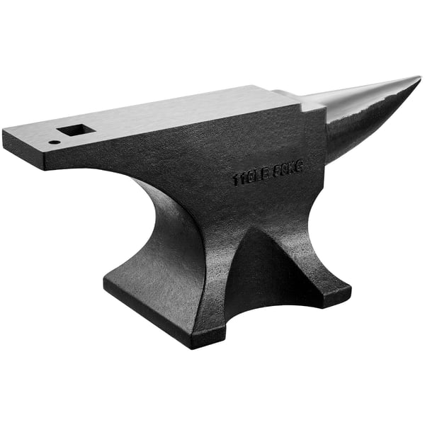 Ambolt, Enkelt horn støbestål, 57,2x9,8 cm, Værktøj til metalbearbejdning